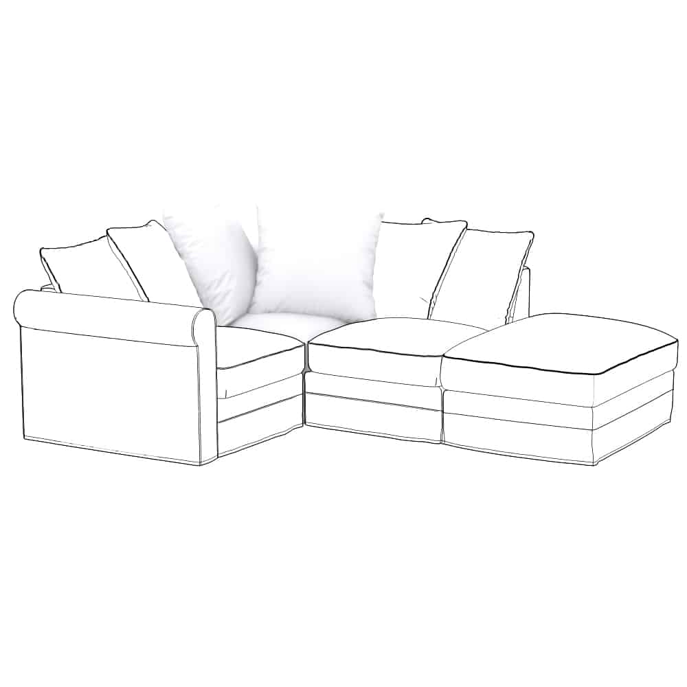 GRONLID Pokrycie sekcji narożnej